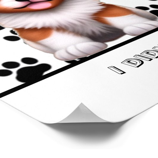 Poster Chiot innocent (Coin)