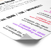 Poster Chiot pour la vente prospectus avec code QR (Coin)