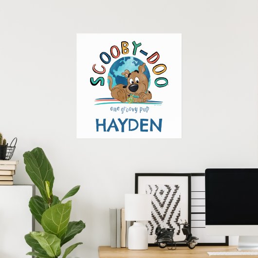 Poster Chiot Scooby-Doo "One Super Pup" (Bureau à domicile)
