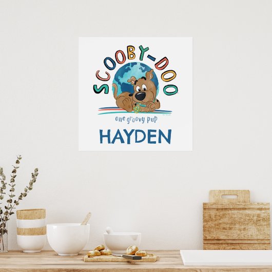 Poster Chiot Scooby-Doo "One Super Pup" (Cuisine)