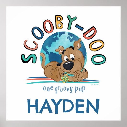 Poster Chiot Scooby-Doo "One Super Pup" (Devant)