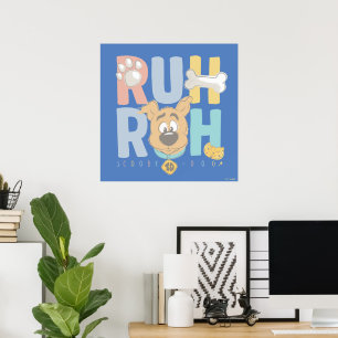 Poster Chiot Scooby-Doo "Ruh Roh"