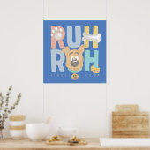 Poster Chiot Scooby-Doo "Ruh Roh" (Cuisine)