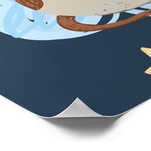 Poster Chiots couchés : Bonne nuit Motif (Coin)