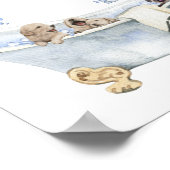 Poster Chiots de bain mignons pour chaton baignoire (Coin)