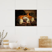 Poster Chiots de cowboy fatigués (Cuisine)