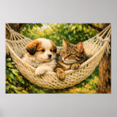 Poster Chiots et chatons, (Devant)