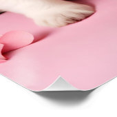 Poster Chiots Heureuses Saintes-Valentin mignons (Coin)