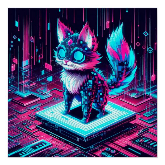 Poster Chip fox (Devant)