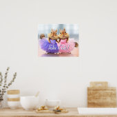 Poster Chipmunk Ballerina Duo (Cuisine)