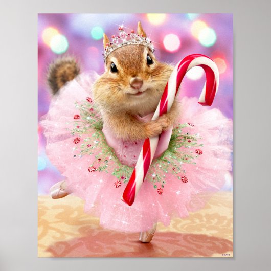 Poster Chipmunk Plum Fairy (Devant)