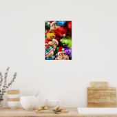 Poster Chipmunks Avec Ornements De Vacances (Cuisine)