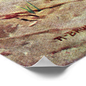 Poster Chipping Sparrow Family and Nasturtiums (Coin)