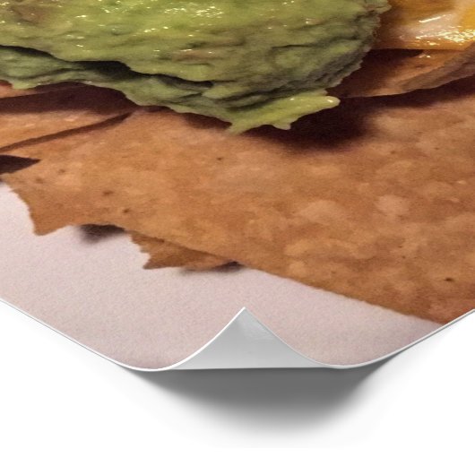 Poster Chips et salsa (Coin)