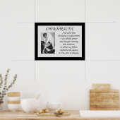 Poster Chiropractische aanpassing Citaat (Keuken)