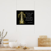 Poster Chiropratique Discours et citations Nerves (Cuisine)