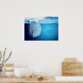 Poster Chiropratique Iceberg (Cuisine)