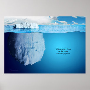 Poster Chiropratique Iceberg