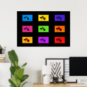 Poster chiropratique : Lumbar Vertebrae Funk (Bureau à domicile)