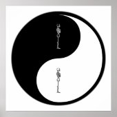 Poster Chiropratique Yin Yang (Devant)
