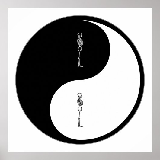 Poster Chiropratique Yin Yang (Devant)
