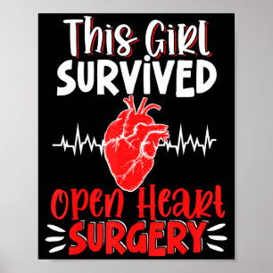 Poster Chirurgie à cœur ouvert Byp Sensibilisation Cœur C