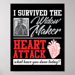 Poster Chirurgie cardiaque ouverte Survivor Veuve Maker C