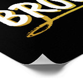 Poster Chirurgie du genou - Jeu de position - Belle Brown (Coin)