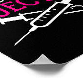 Poster Chirurgie plastique Cosmétique Injector Lips Botox (Coin)