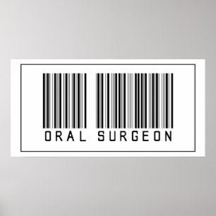 Poster Chirurgien Oral Barcode