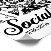 Poster Chismosa Social Club (Coin)