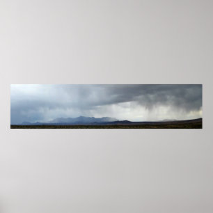 Poster Chisos Monts Rainstorm - Big Bend