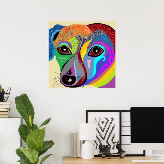 Poster Chiweenie (Bureau à domicile)