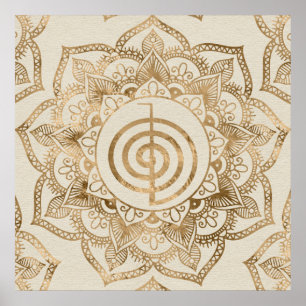 Poster Cho Ku Rei - pastel or lotus mandala