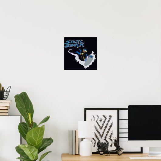 Poster Choc statique (Bureau à domicile)