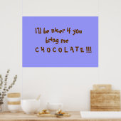 Poster Chocolat (Cuisine)