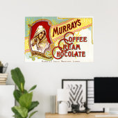 Poster Chocolat à la crème de café Murrays (Bureau à domicile)