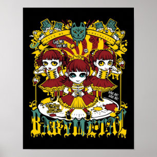 Poster chocolat au gimme babymetal