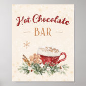 Poster Chocolat Bar Station do-it-yourself Idée Noël (Devant)