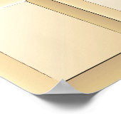 Poster Chocolat Brown Et Blanc (Coin)