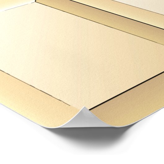 Poster Chocolat Brown Et Blanc (Coin)