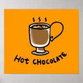 Poster chocolat chaud (Devant)