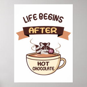 Poster Chocolat chaud