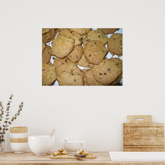 Poster Chocolat Chip avoine Cookies Imprimer (Cuisine)
