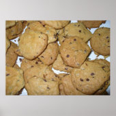 Poster Chocolat Chip avoine Cookies Imprimer (Devant)