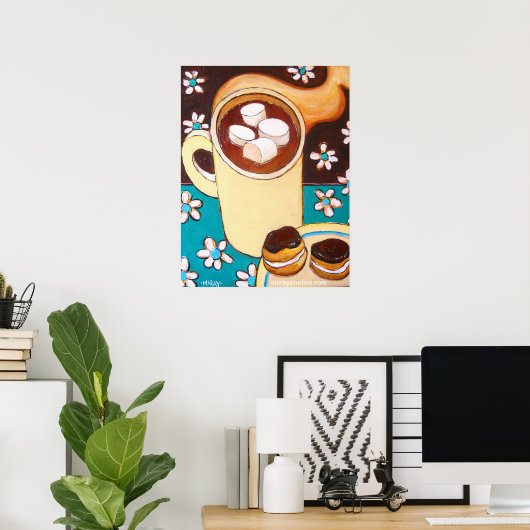 Poster "Chocolat & Chocolat" (Bureau à domicile)