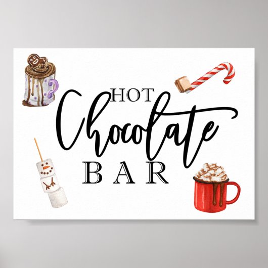 Poster Chocolat Chocolat Chaud (Devant)