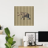 Poster Chocolat épice Moods Doses avec éléphant (Bureau à domicile)