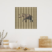 Poster Chocolat épice Moods Doses avec éléphant (Cuisine)