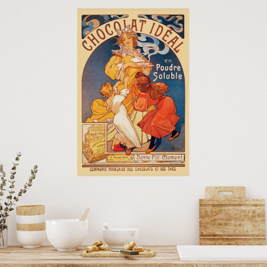 Poster Chocolat idéal (Cuisine)